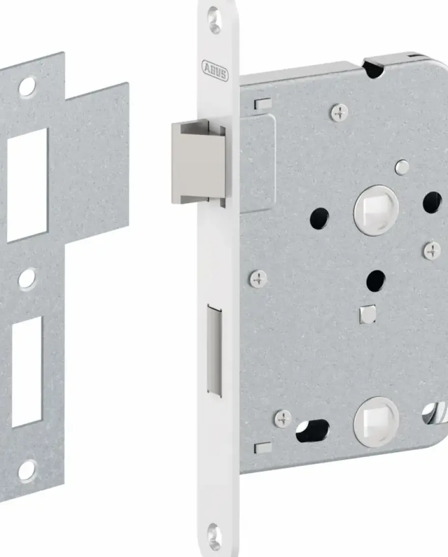 Abus badkamer-/wc-slot voorplaat wit