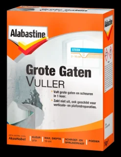 Alabastine muurvuller grote gaten 1 kilogram