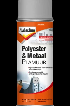 Alabastine polyester en metaal primer grijs 400 ml