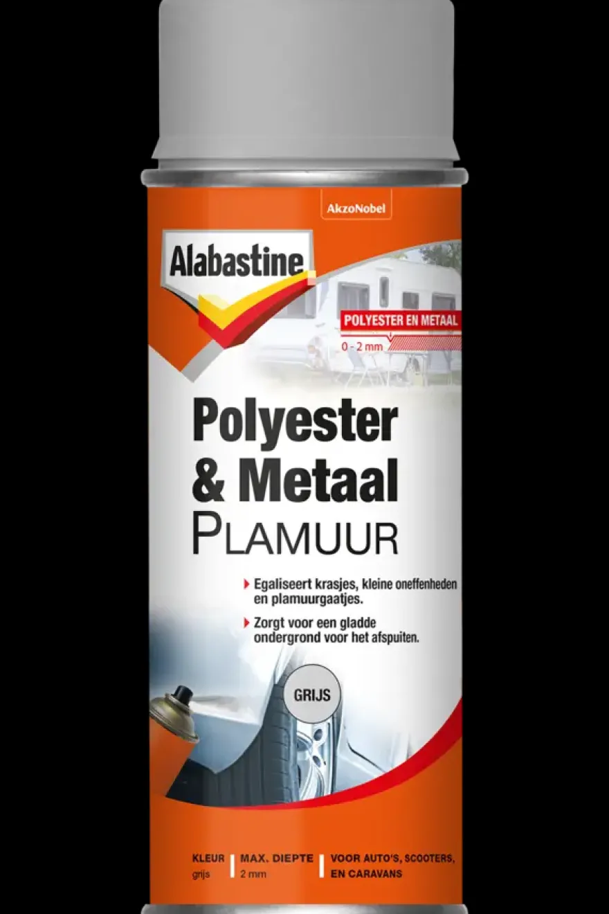 Alabastine polyester en metaal primer grijs 400 ml
