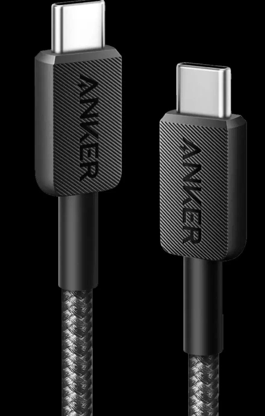 Anker 322 USB-C naar USB-C kabel snelladen 1 m zwart