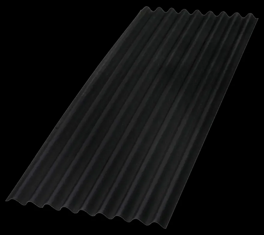 Aquaplan Topline golfplaat bitumen zwart 200 x 86 cm