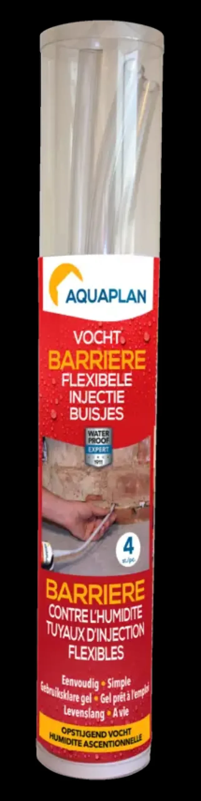 Aquaplan vochtbarrière injectiebuisjes 4 stuks