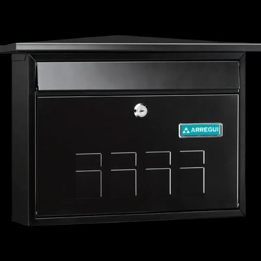 Arregui Brievenbus Deco Zwart