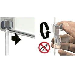 Artiteq perlon ophangkoord voor Artiteq schilderij ophangsystemen 4 kg 2 stuks
