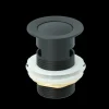 Atlantic Click pop-up wastafelafvoerplug Zwart