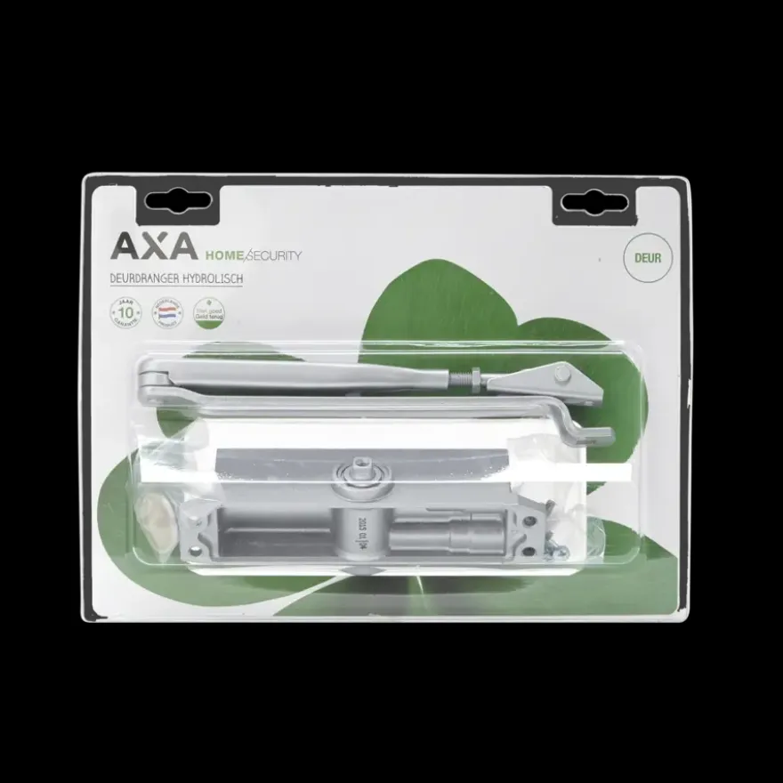 AXA deurdranger met schaararm tot 80kg zilver