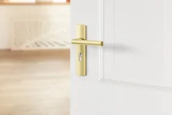 AXA deurkrukset Curve Milan goud blindschild sleutelgat PC55