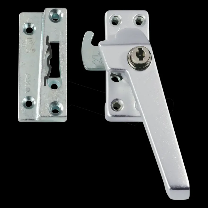 AXA Raamsluiting met slot SKG 1-ster rechts aluminium