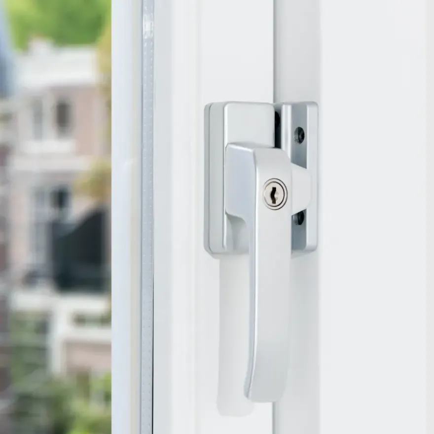 AXA Raamsluiting met slot SKG 1-ster links aluminium