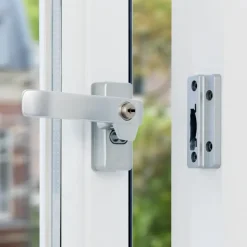 AXA Raamsluiting met slot SKG 1-ster links aluminium