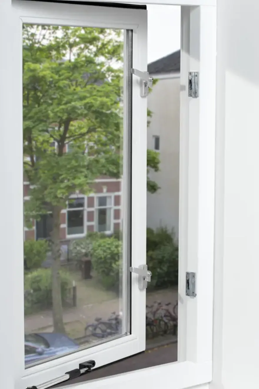AXA Raamsluiting met slot SKG 1-ster links aluminium