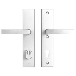 AXA veiligheidsbeslag Edge achterdeur aluminium langschild met SKG 3-sterren 92 mm