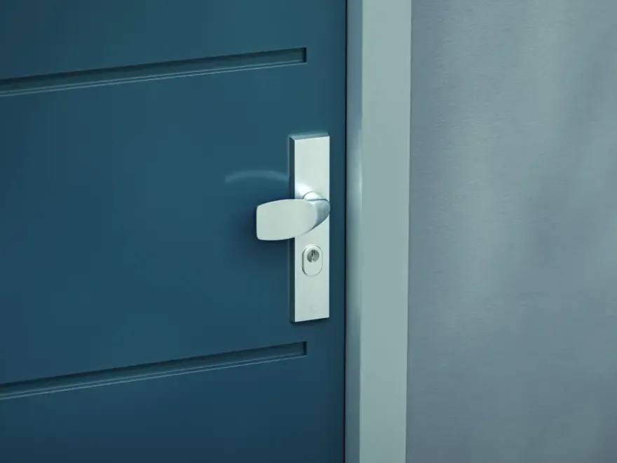 AXA veiligheidsbeslag Edge voordeur aluminium langschild met SKG 3-sterren 55 mm