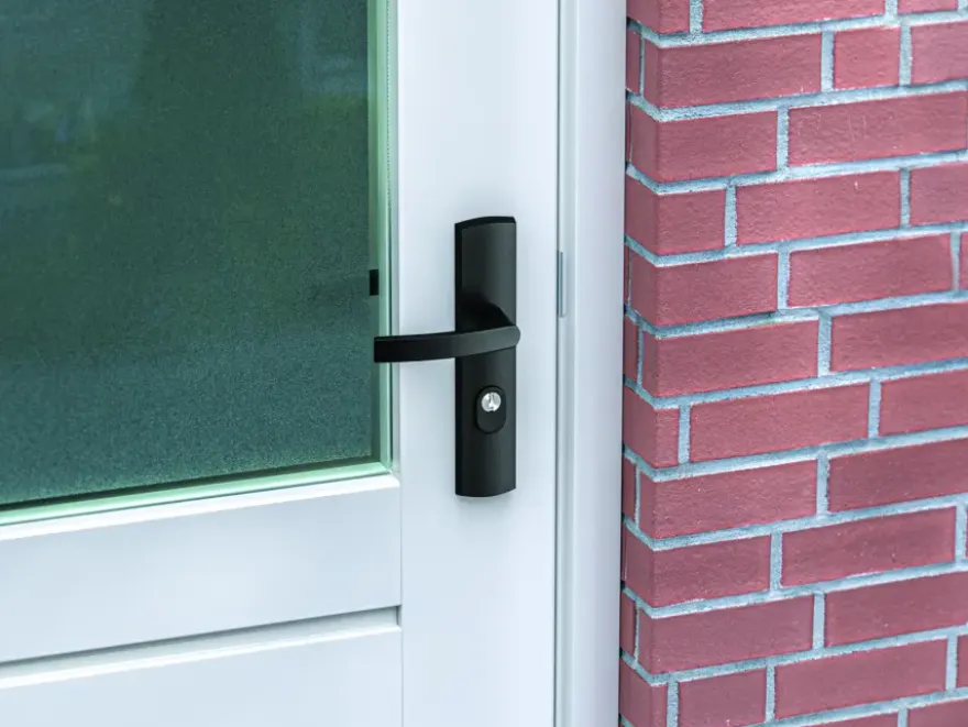 AXA Veiligheidsbeslag LS met kerntrekbeveiliging SKG-3 sterren achterdeur 55 mm zwart
