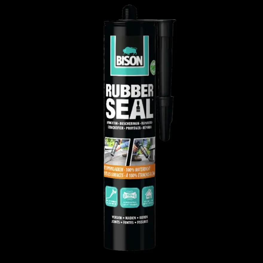 Bison Rubber Seal reparatiekit zwart 310 g