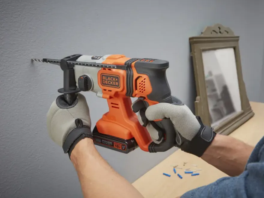 BLACK+DECKER accu boorhamer BCD900E2K-QW (incl. 2 accu's en lader)