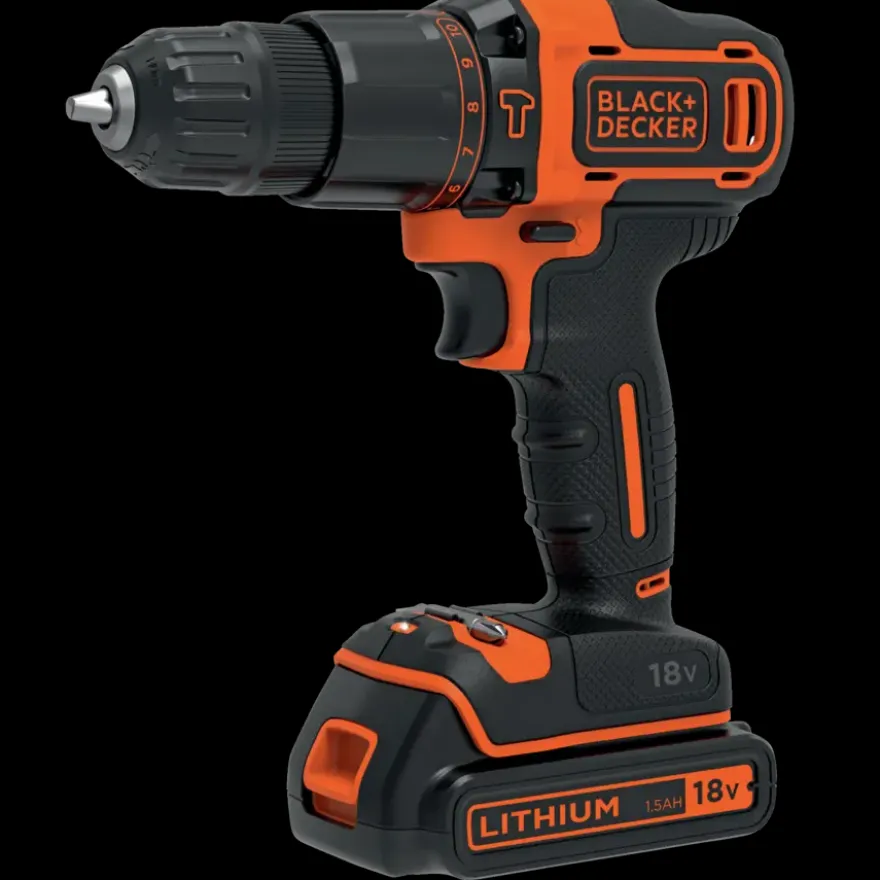 BLACK+DECKER accuklopboormachine BDCHD18KB-QW