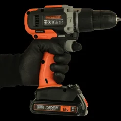 BLACK+DECKER 18V klopboor incl. 1.5Ah accu+lader