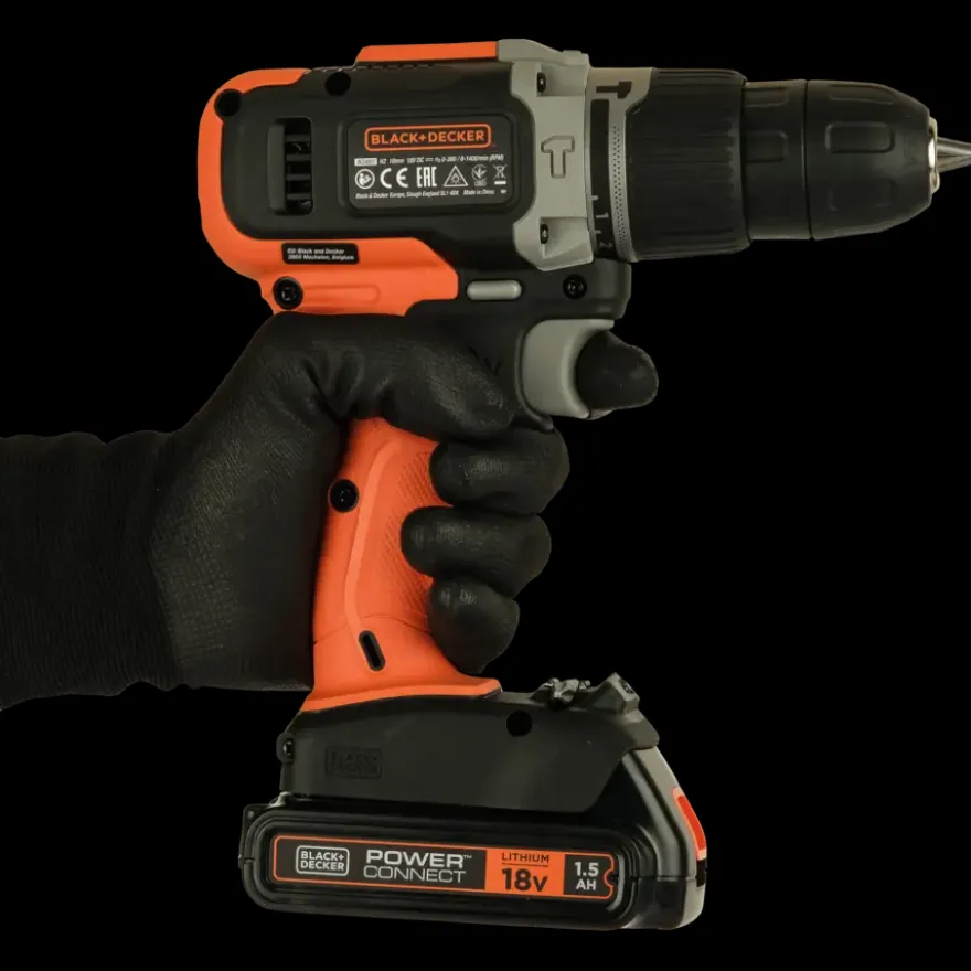 BLACK+DECKER 18V klopboor incl. 1.5Ah accu+lader