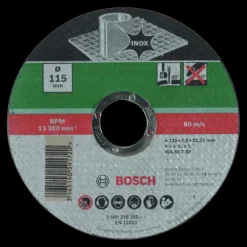 Bosch doorslijpschijf inox 115x1 mm