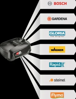 Bosch 18V accu 2,5Ah + lader voor het 'Power for All' accuplatform van Bosch, Gardena en o.a. Gloria