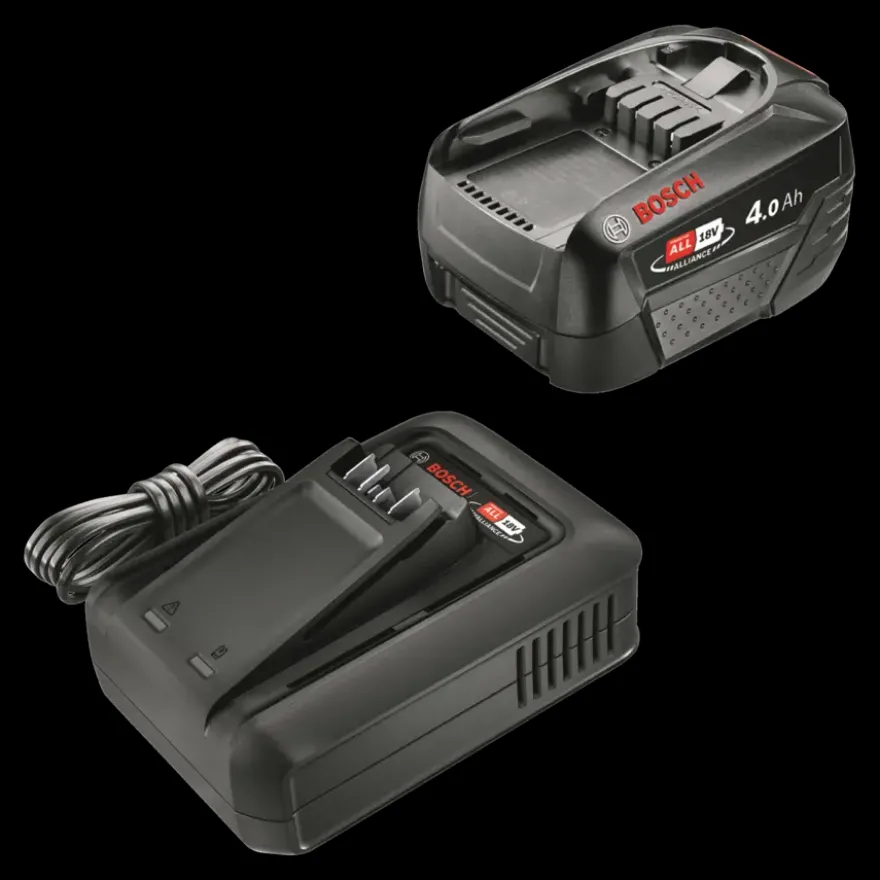 Bosch 18V accu 4.0Ah + lader voor het 'Power for All' accuplatform van Bosch, Gardena en o.a. Gloria