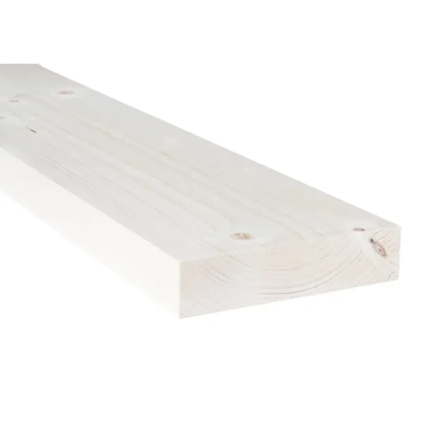 Bouwhout vuren geschaafd 33x143 mm lengte 210 cm