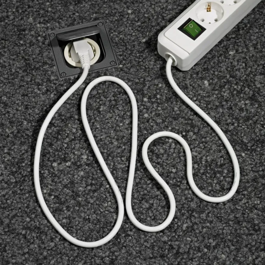 Brennenstuhl Eco-Line Stekkerdoos 8-voudig Zwart 3 Meter