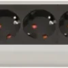 Brennenstuhl Premium-Alu-Line stekkerdoos 10-voudig met schakelaar aluminium 3 Meter