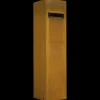 Brievenbus modern staand cortenstaal 121 x 31 x 31 cm