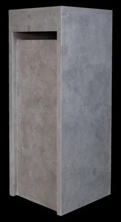 Brievenbus staand Arduin bluestone 105 x 40 x 40 cm