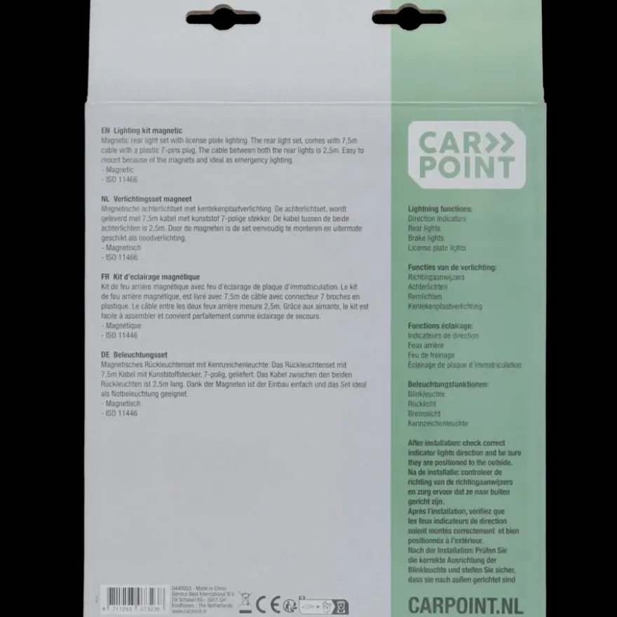 Carpoint Achterlichtset Magneetbevestiging 12V