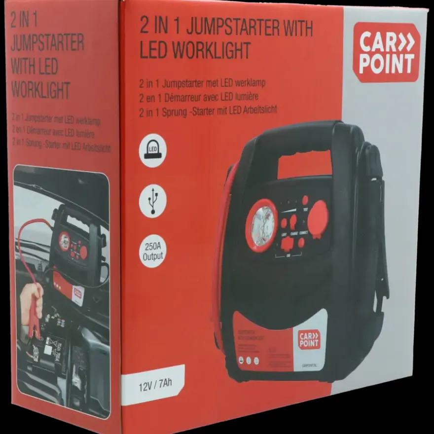 Carpoint Jumpstarter 12V/7AH 2in1 LED