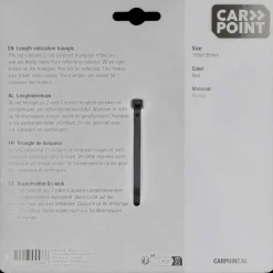 Carpoint Lengtedriehoeken 2 Stuks
