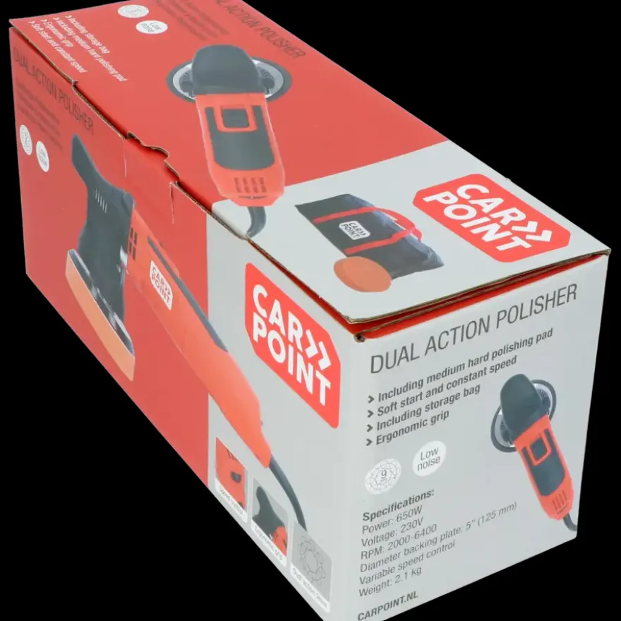 Carpoint polijstmachine dual action 650 watt