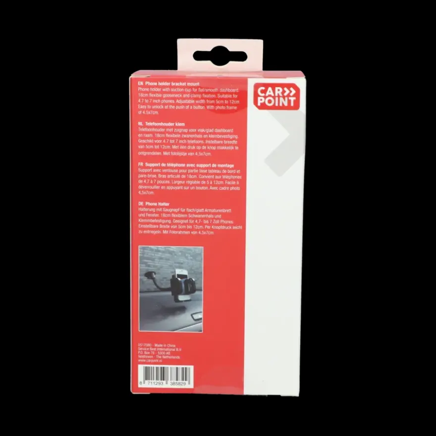 Carpoint Smartphone Houder Klembevestiging