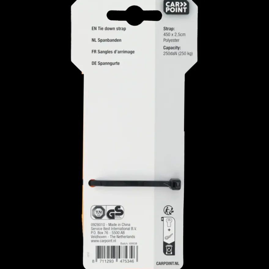Carpoint Spanbanden 2 x 4,5 meter