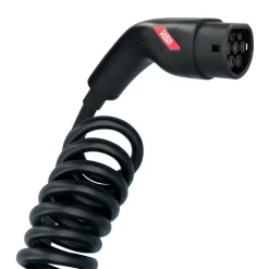 Carpoint spiraal laadkabel elektrische auto type 2 - 2 16a 3phase 6 meter