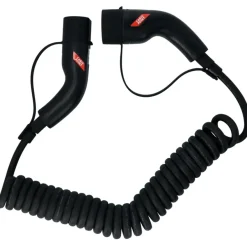Carpoint spiraal laadkabel elektrische auto type 2 - 2 16a 1ph 6 m