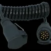 Carpoint spiraal trailer verlengkabel 13p - 13p stekker/stekkerdoos
