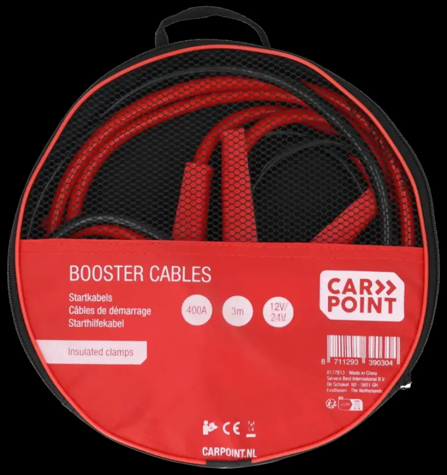 Carpoint startkabel 400A geïsoleerde klemmen