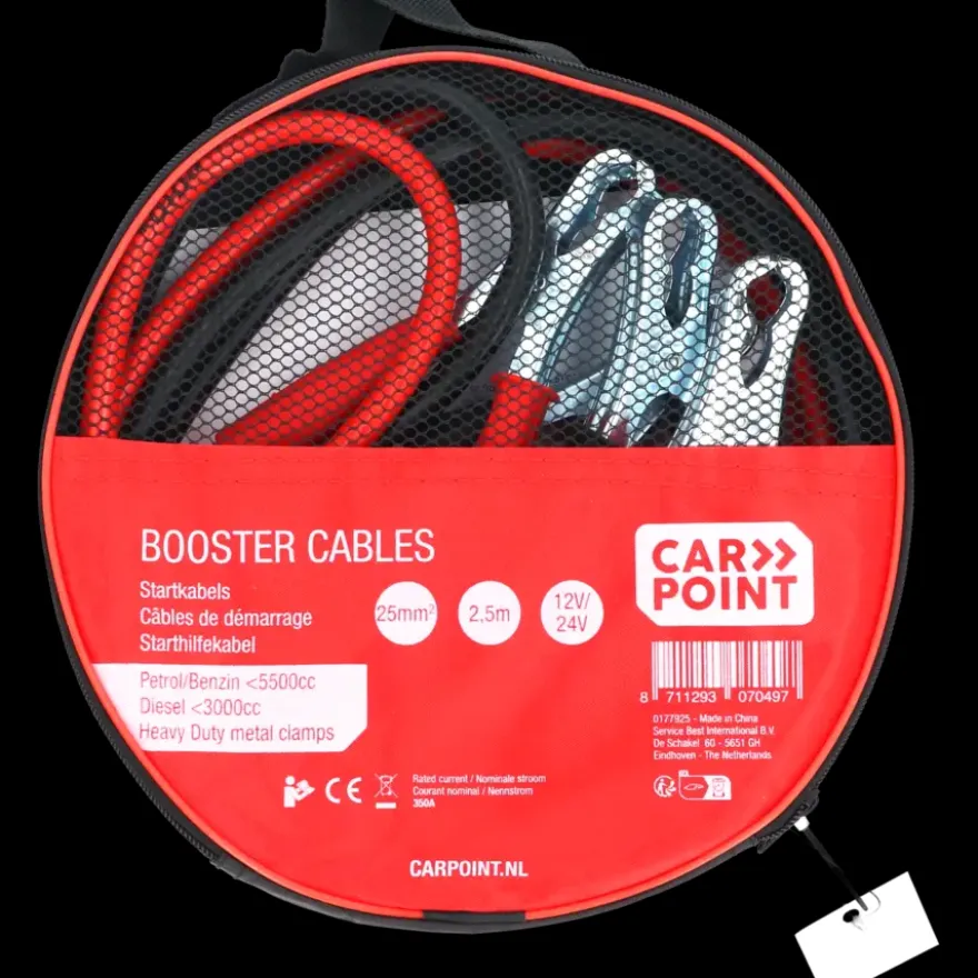 Carpoint Startkabelset 25mm² Geïsoleerde Handgreep