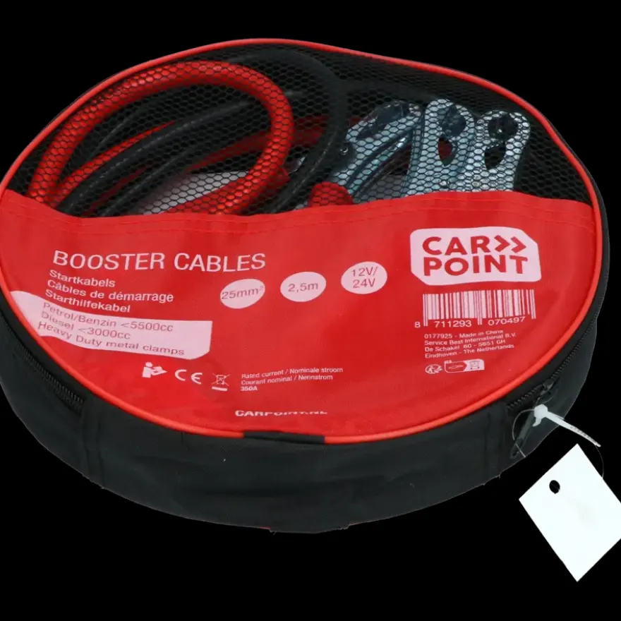 Carpoint Startkabelset 25mm² Geïsoleerde Handgreep