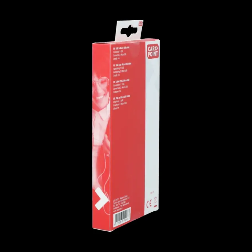 Carpoint USB>Micro USB kabel 1 Meter