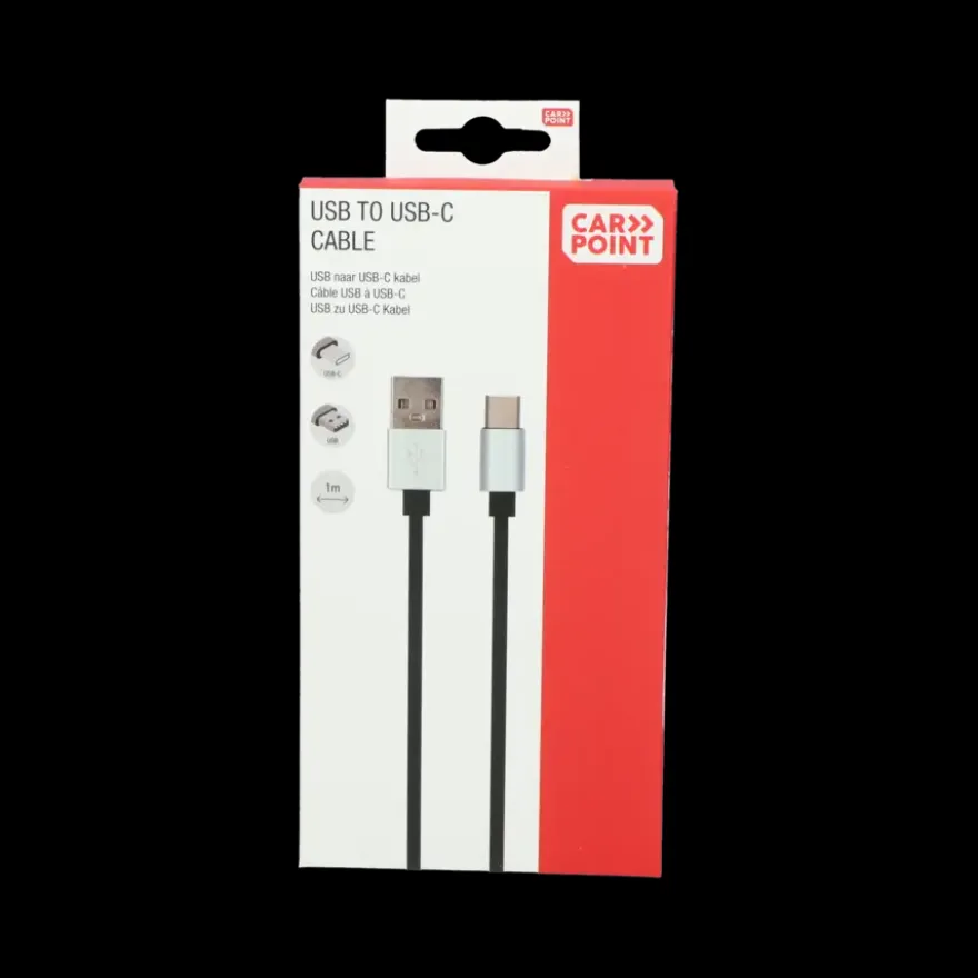 Carpoint USB>USB-C kabel 1 Meter