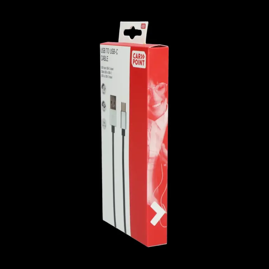 Carpoint USB>USB-C kabel 1 Meter