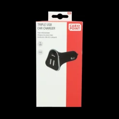Carpoint 12/24V Triple USB Autolader 4.4A