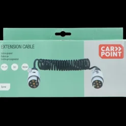 Carpoint Verlengkabel voor aanhanger 7P 12V Min 65cm, Max 270cm ø1,2cm