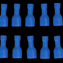 Carpoint Vlakstekerhuls 1542 6.3x0.8mm blauw blister 10 Stuks